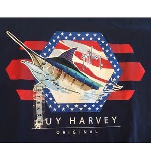 NWT Guy Harvey Men’s Fishing T-shirt XL Pocket